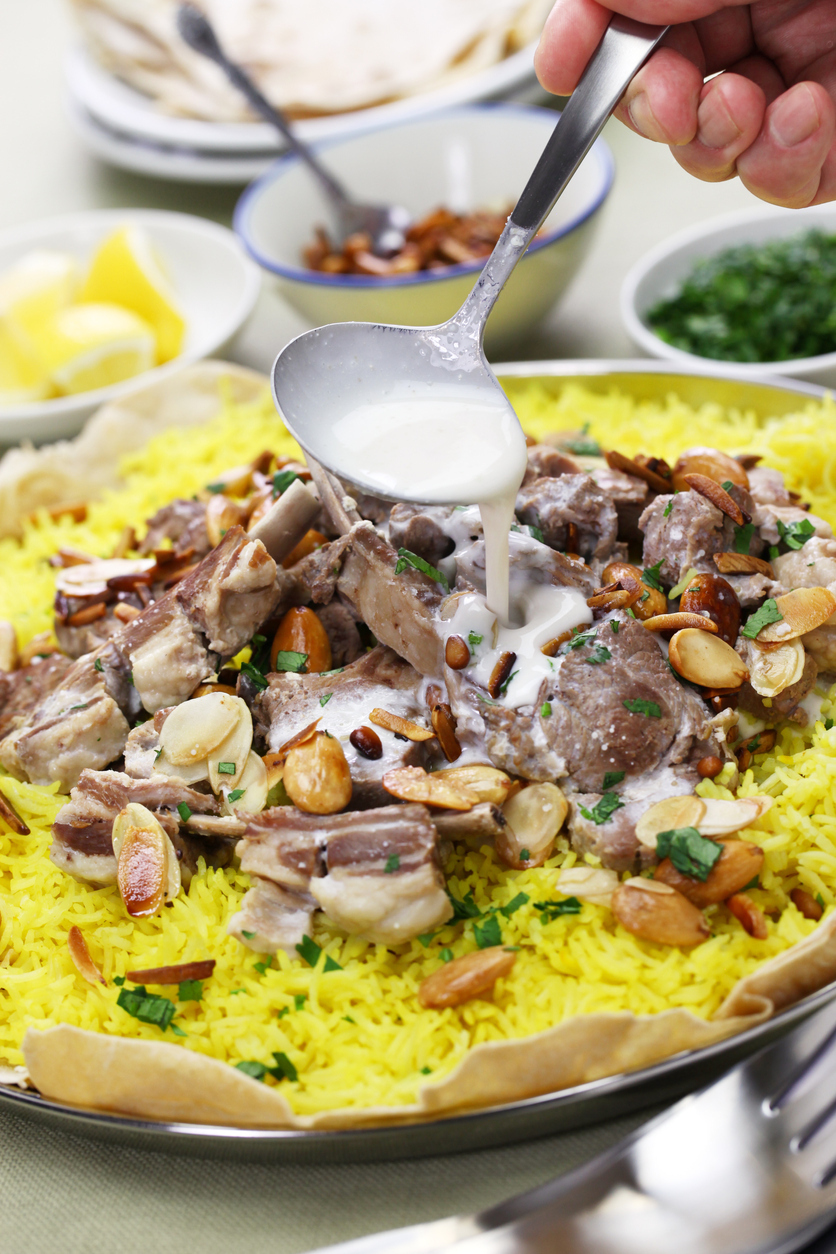 mansaf, Jordanian national dish