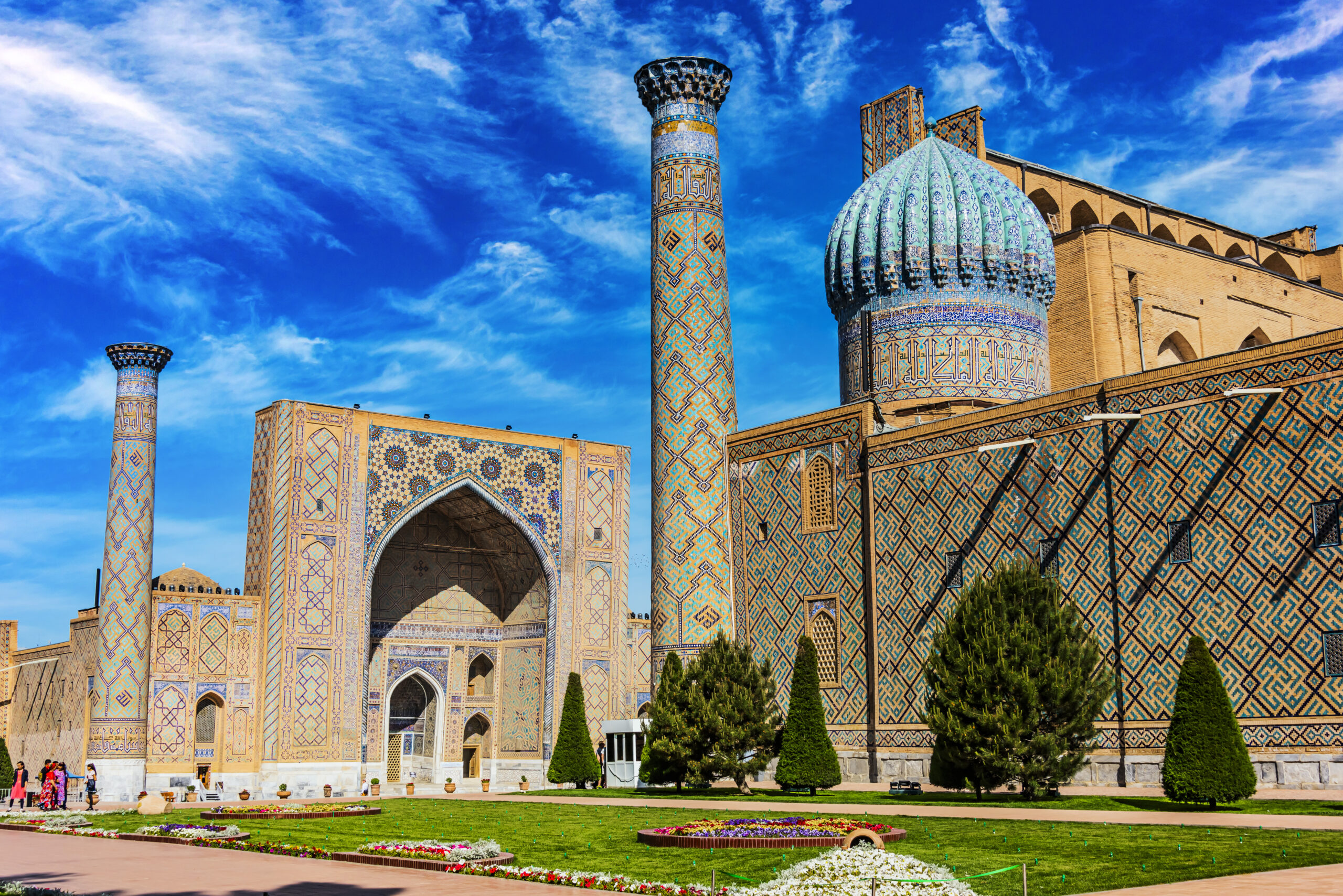 Registan, an old public square in Samarkand, Uzbekistan